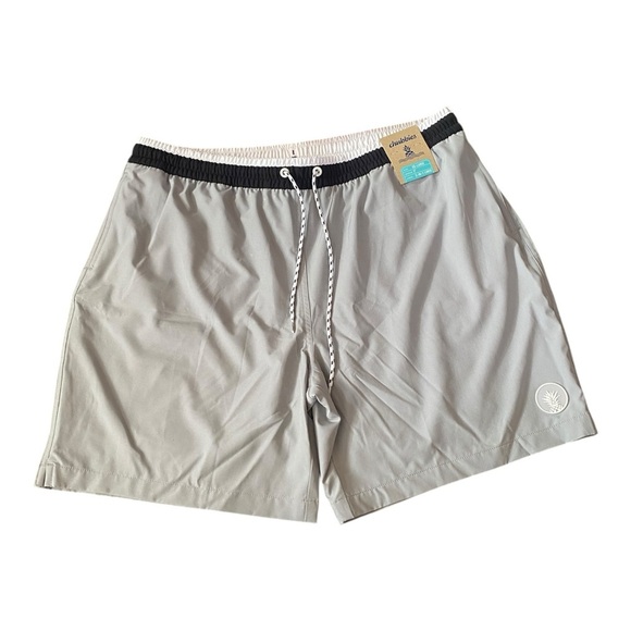 Chubbies Classic Lined Swim Shorts Grey Days Gray Trunks Men’s Size XXL NEW - Picture 1 of 9
